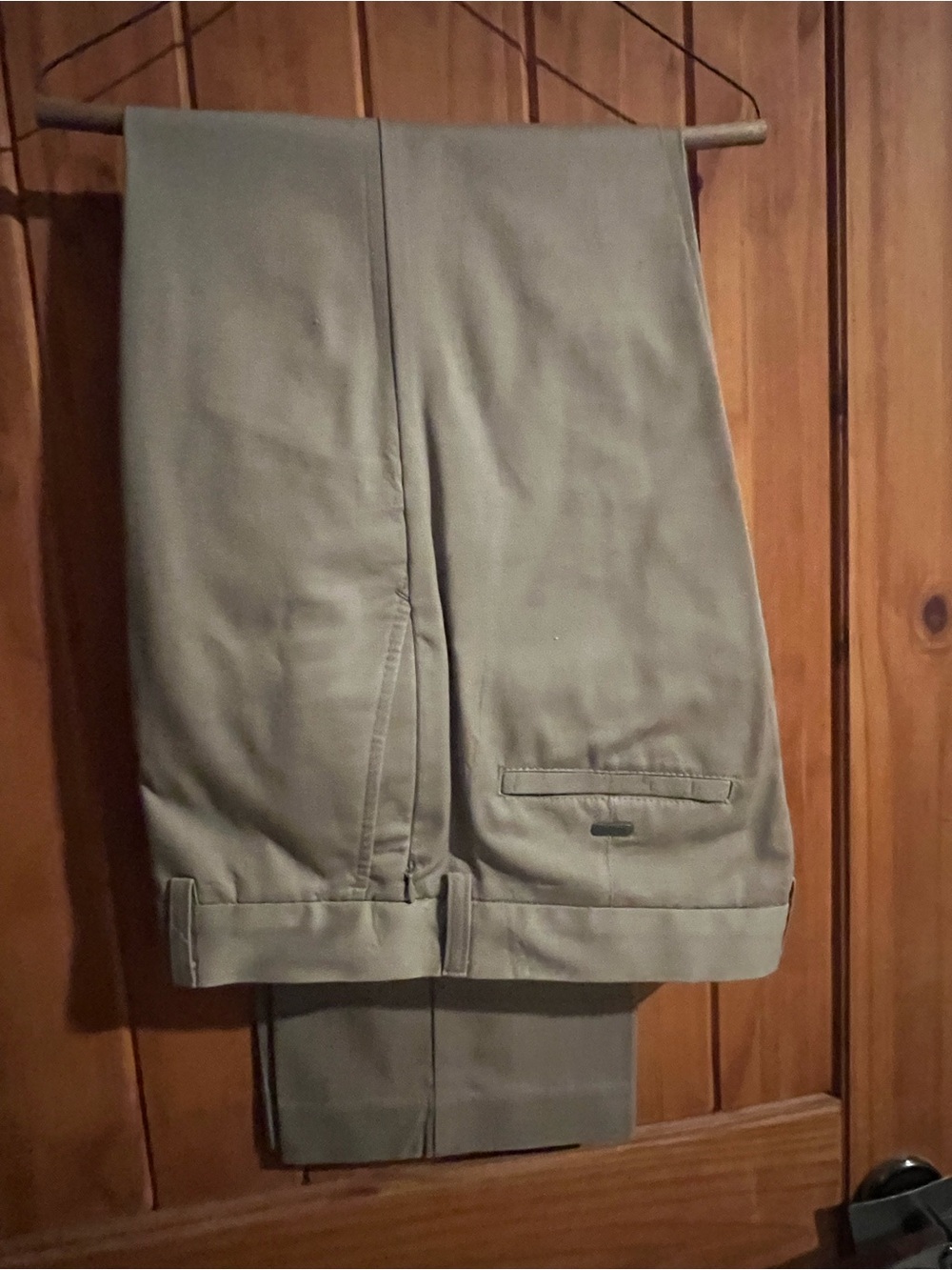 Ariat Men's Chino Pants in Light Olive Green